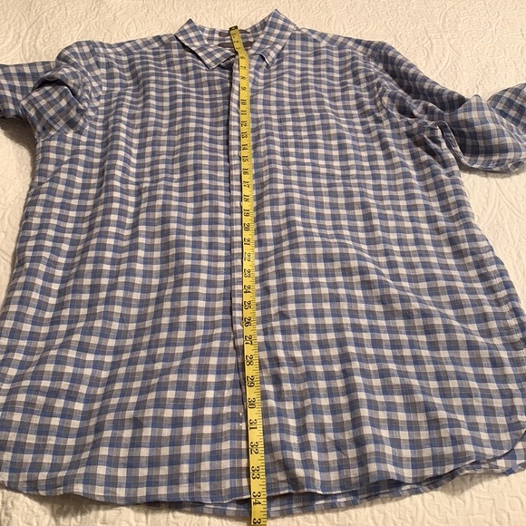 Daniel CREMIEUX Signature Collection Linen Blend Men’s Long Sleeve Shirt - Picture 9 of 13